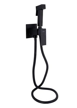 Набор для гигиенического душа lidz kubis 111 black ldkub111bla46108 прямоугольный