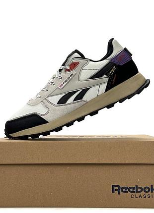 Reebok classic leather winterized grey white black 3