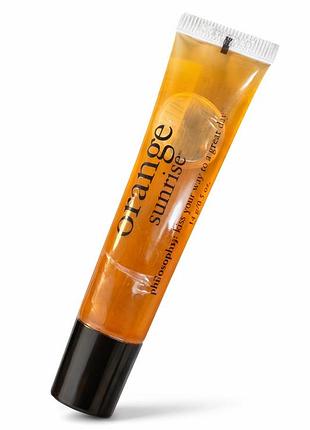Блиск для губ philosophy orange sunrise / mimosa lip shine, новий, запечатаний