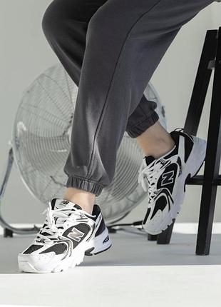 New balance 530 white black