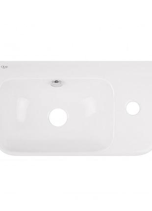 Раковина qtap tern 450х260х155 white qt17115117rwn