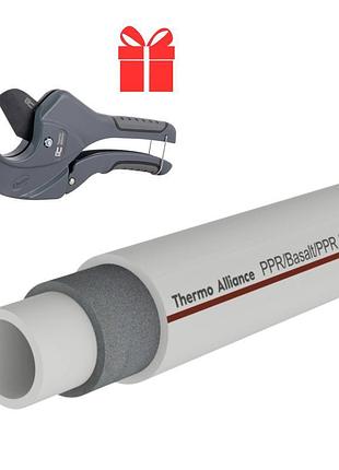 Акционный набор thermo alliance: труба ppr basalt sdr 6, 32х5,4 мм, pn 25 40м + ножницы для пластиковых труб d20-40, лезвие с