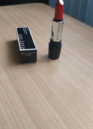Помада красная туфелька мери кей, mary kay