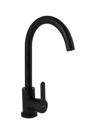 Змішувач для кухні brinex pure 015f u-подібний black matt bripur015fblm
