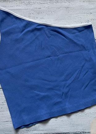 Бавовняний топ на одне плече zara