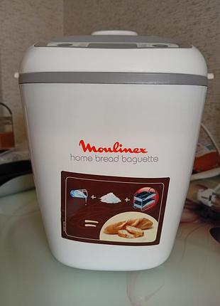 Хлібопічка moulinex home bread baguette (ow6101) — стан нової!