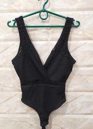 Боди в рубчик topshop, eur 36