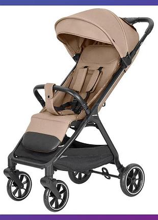 Дитяча прогулянкова коляска — книжка з регульованою спинкою carrello forza crl-5535 grain beige бежевий