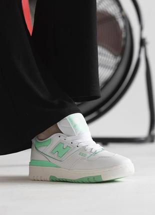 New balance 550 white green