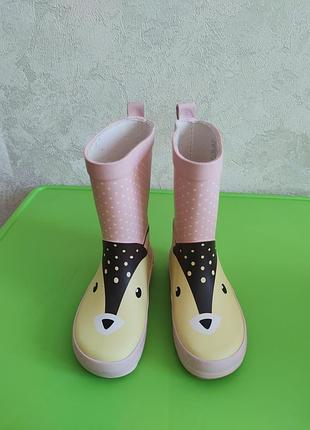 Гумові чоботи на дівчинку 2