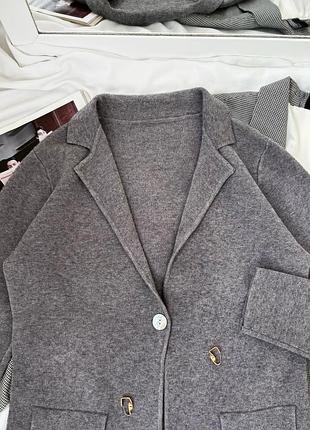 Меланжевий кардиган 3