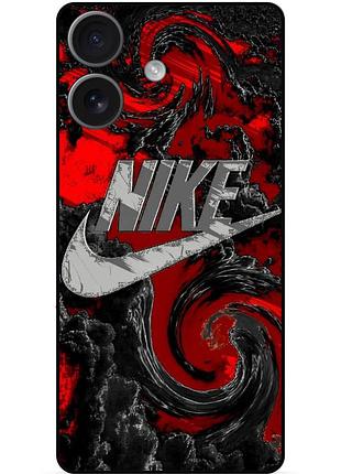 Чехол силиконовый бампер для iphone 17 с картинкой nike найк