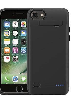 Чехол аккумулятор на айфон 5200мач, powercase на iphone 6 6s 7 8 se2020, чехол повербанк 5200мач на айфон