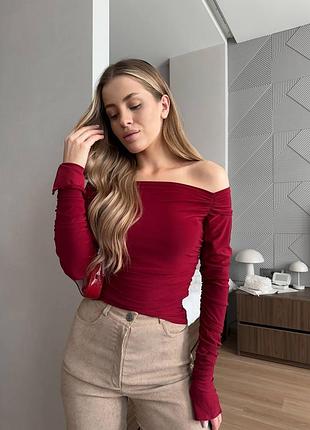 Базовий лонгслів ідеальна посадка та комфорт