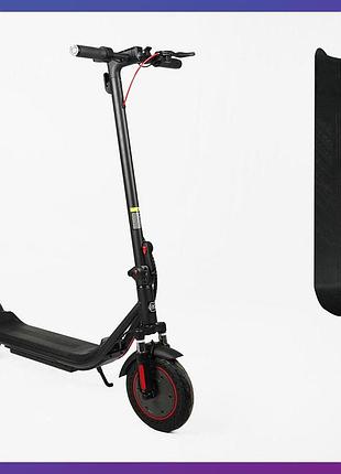 Электросамокат двухколесный для взрослых и подростков best scooter bs-24147 черный