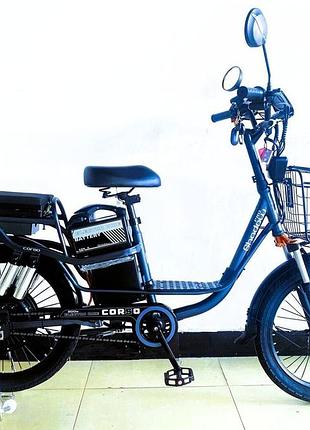 Электровелосипед двухколесный для взрослых corso shadow pro 22" sh-42173 800w 48v/20ah