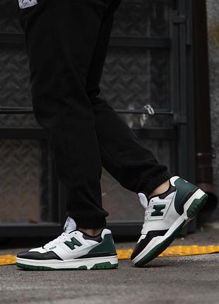 New balance 550 white green black