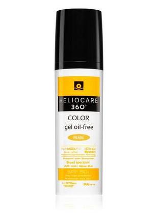 Тональный солнцезащитный гель spf 50+ cantabria heliocare 360 color gel oil-free sunscreen spf 50+ pearl (жемчужный )