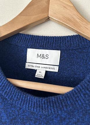 Светр пуловер 100% вовна, xl 2