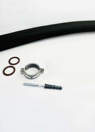 Шланг металевий гнучкий нержавіюча сталь 1 1/2”, 4бар flexy eco-flex ht 80 см (1 кріплення)