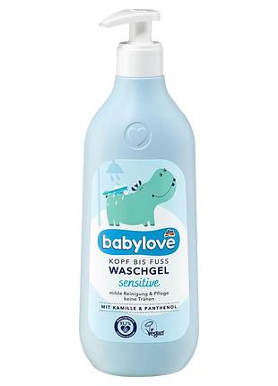 Детский гель для мытья «от головы до ног» для чувствительной кожи babylove ultra sensitive, 500 мл, от dm (германия)