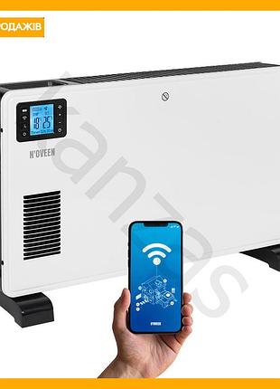 Конвектор noveen tuya wifi smart обогреватель напольный с пультом дистанционного управления для дома и офиса