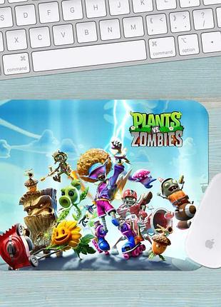 Коврик для мыши растения против зомби plants vs zombies большой 001 (400х300х3мм)