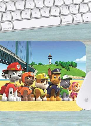 Коврик для мыши щенячий патруль paw patrol большой 004 (400х300х3мм)