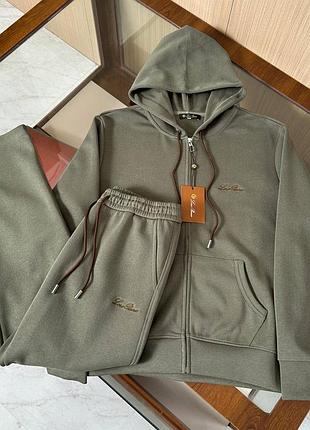Спортивний костюм чоловічий loro piana, худі + штани, з капюшоном, m-3xl