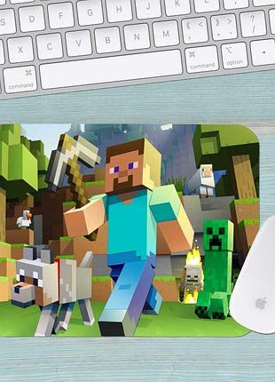 Коврик для мыши майнкрафт minecraft средний 0014 (290х250х3мм)