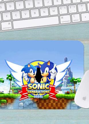 Коврик для мыши соник sonic средний 0011 (290х250х3мм)