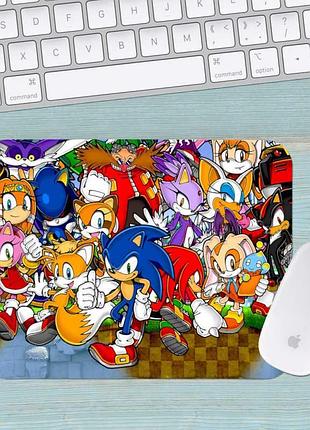 Коврик для мыши соник sonic средний 005 (290х250х3мм)