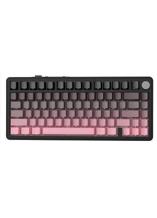 Attack shark x85 hot-swap 75% беспроводная механическая клавиатура bt/2.4g/type-c pink gradient
