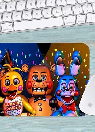 Коврик для мыши пять ночей с фредди five nights at freddy's fnaf средний 002 (290х250х3мм)