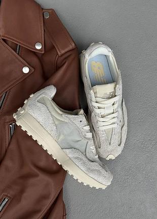 Женские кроссовки 327 beige