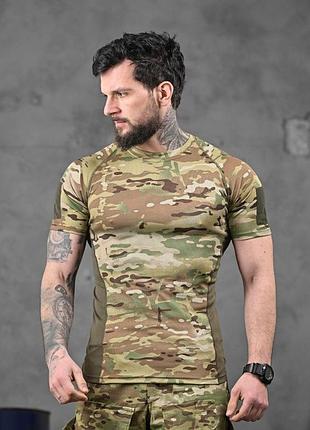 Тактическая потоотводная футболка axel мультиками вт6731(k4 4 - 01)