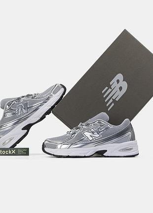 New balance 740 silver 3