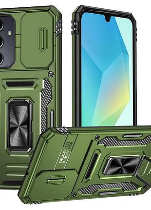 Samsung galaxy a36 5g / a56 5g синій протиударний чохол накладка ring magnet camera slide з кільцем