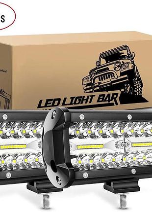 Светодиодная led фара 120вт (сверхяркие светодиоды 3w х40шт)