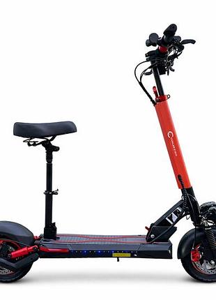 Электросамокат cruzzer max 10" (2000w 48v 21ah) с сиденьем