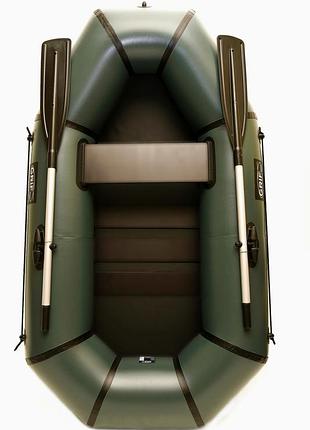 Лодка пвх надувная полутораместная grif boat gh-210ls