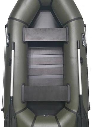 Лодка пвх надувная двухместная grif boat gl-250s