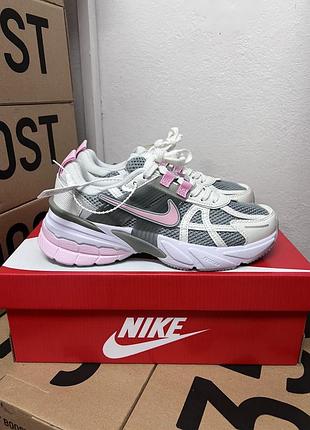 Кроссовки nike v2k runtek light pumice pink foam