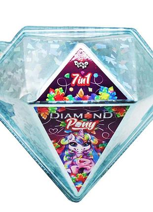 Іграшка сюрприз diamond pony danko toys diamond pony набір 7 в 1 єдиноріг для подарунка дітям