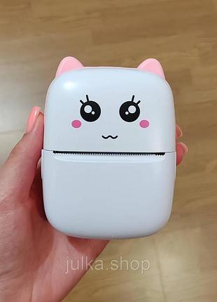 Принтер для смартфона мини принтер для печати фото с телефона миниатюрный принтер bluetooth термопринтер 8