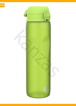 Пляшка для води ion8 1000 мл без bpa еко пляшка для спорту і подорожей зелена