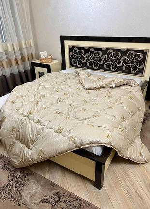 Ковдра pure wool закрита наповнення вовна тактильна сторона мікрофібра зима