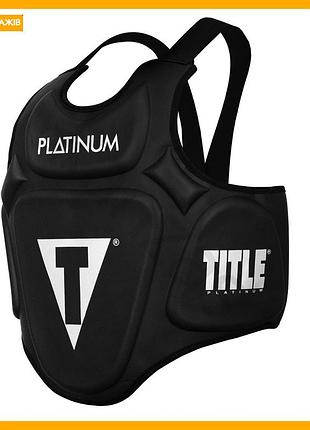 Захисний жилет тренера title platinum prolific body protector чорний жилет для тренувань захист тіла