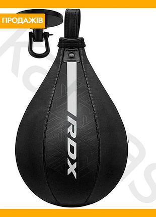 Пневмогруша боксерская rdx kara speed ball для тренировки скорости удара и выносливости черная