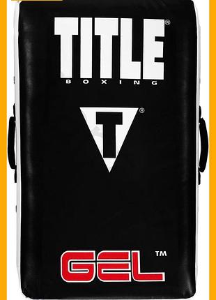 Макивара title boxing gel ударный щит черный для тренировок бокса мма кикбоксинга